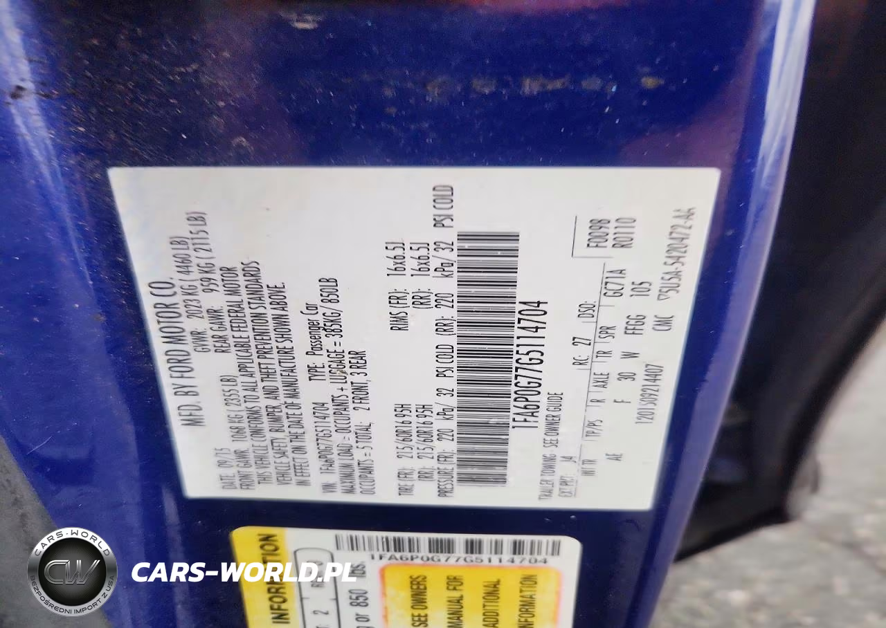 2016 Ford Fusion S VIN:1FA6P0G77G5114704 - 12