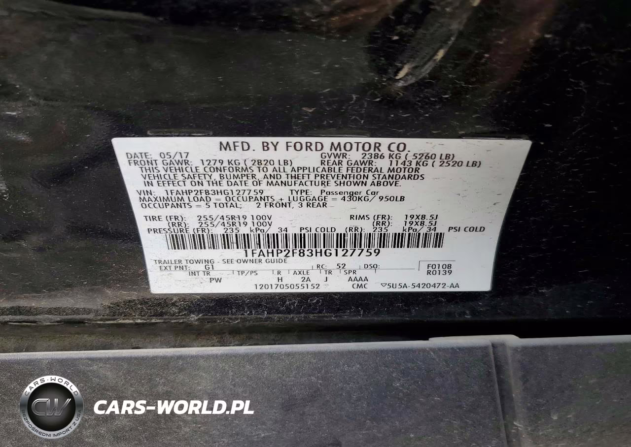 2017 Ford Taurus Limited VIN:1FAHP2F83HG127759 - 12