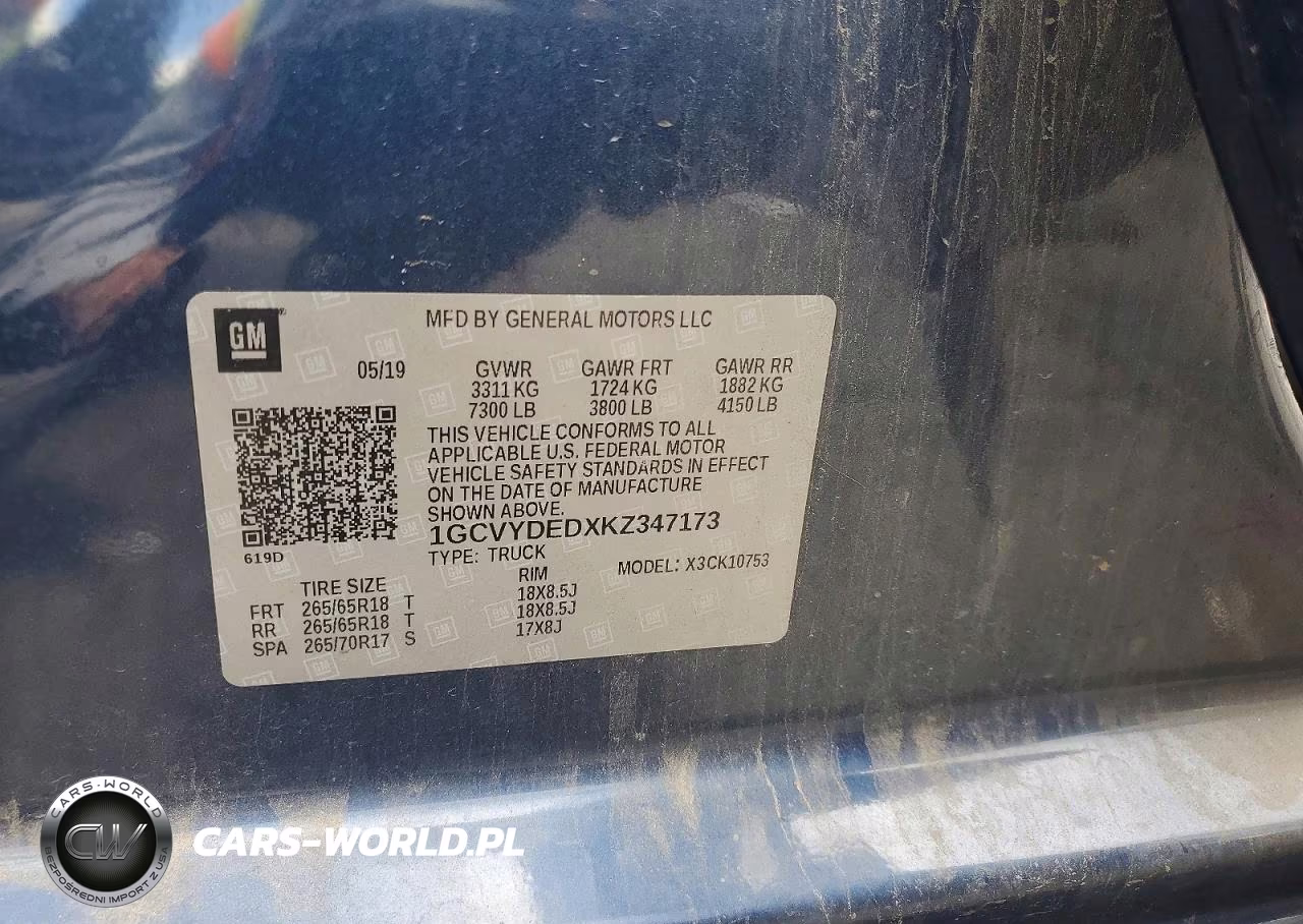 2019 Chevrolet Silverado K1500 Lt VIN:1GCVYDEDXKZ347173 - 12