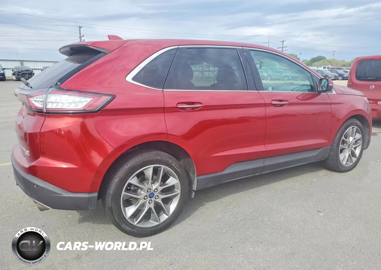 2015 Ford Edge Titanium VIN:2FMTK4K96FBB50174 - 3