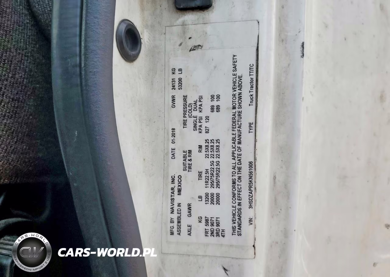 2019 International Lt625 Semi Truck VIN:3HSDZAPR5KN561006 - 13