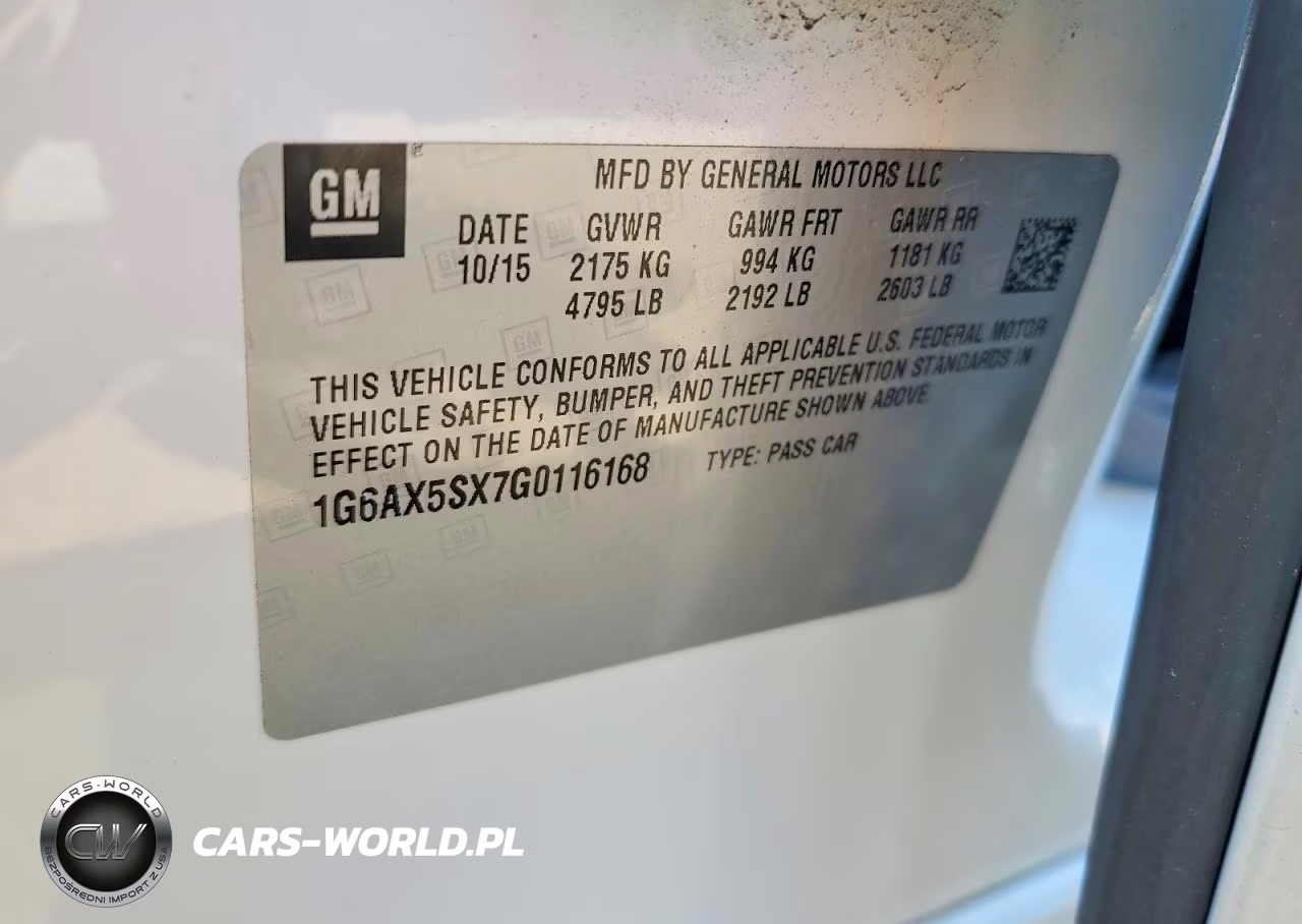 2016 Cadillac Cts Luxury Collection VIN:1G6AX5SX7G0116168 - 12