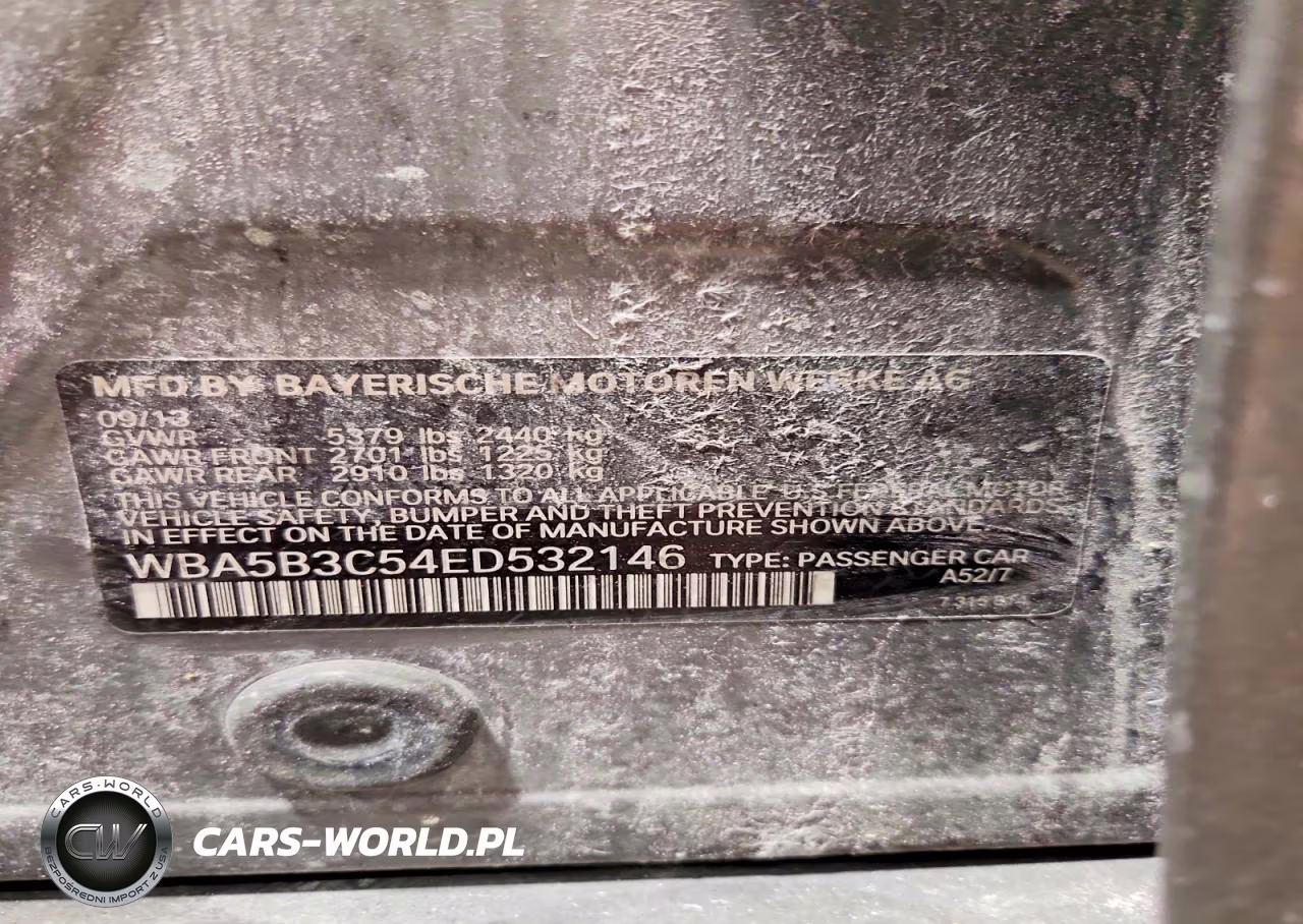2014 BMW 535 Xi VIN:WBA5B3C54ED532146 - 12