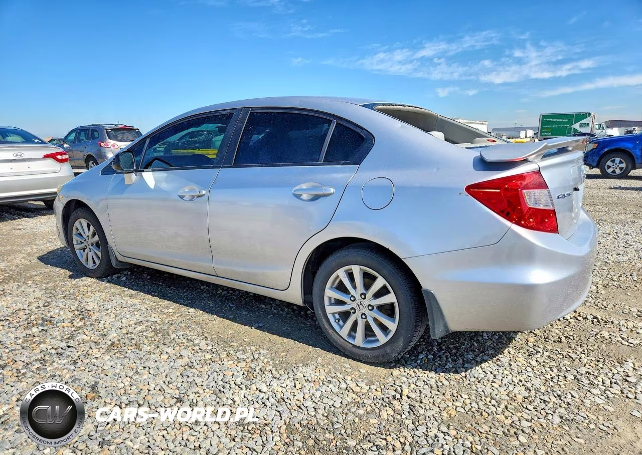 2012 Honda Civic Ex VIN:2HGFB2F86CH328456 - 2