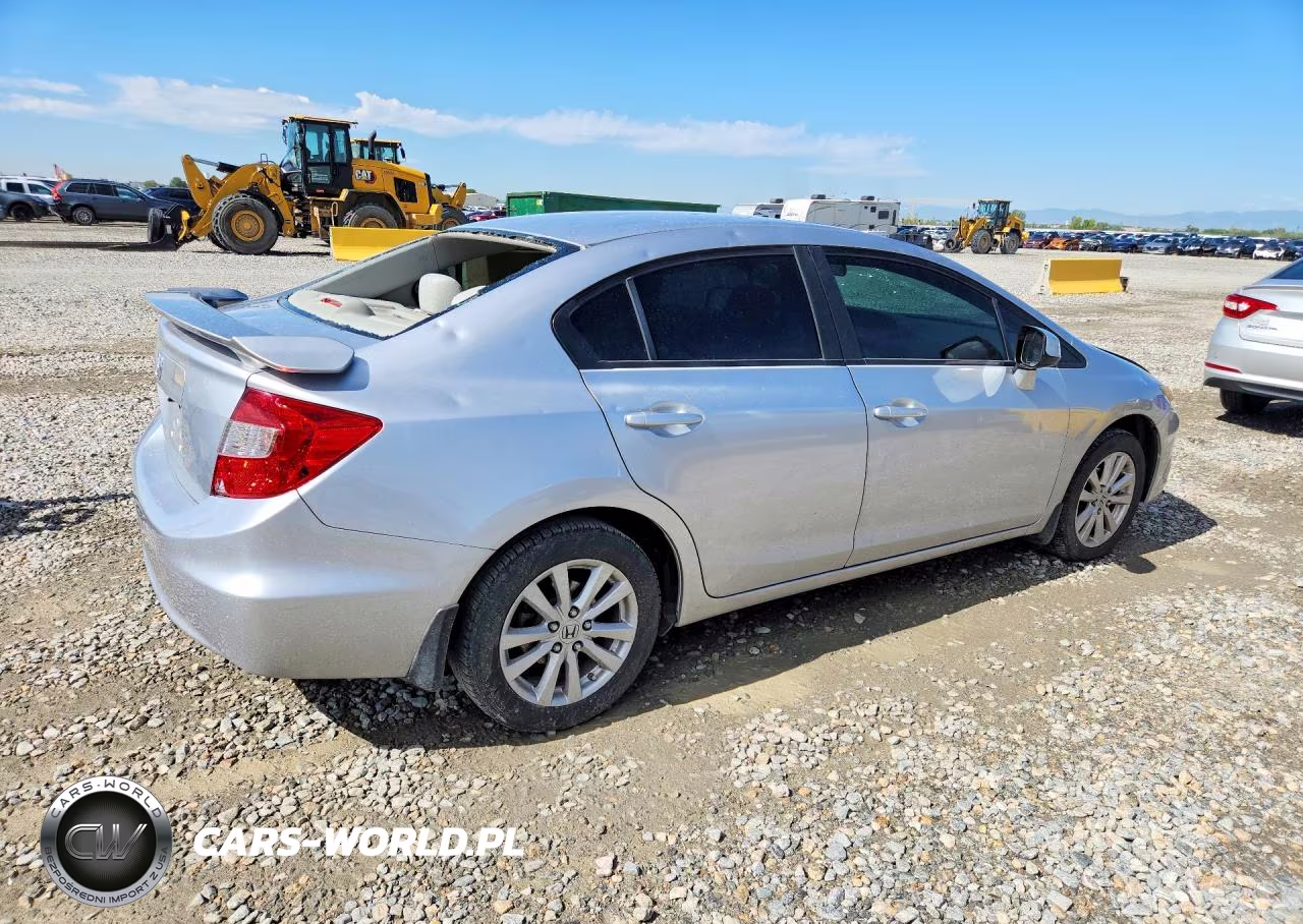 2012 Honda Civic Ex VIN:2HGFB2F86CH328456 - 3