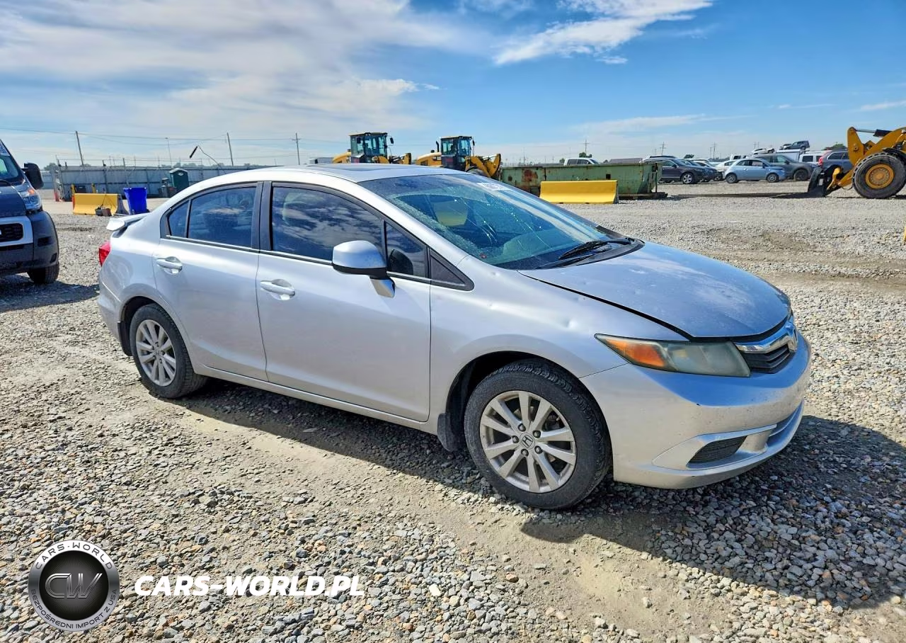 2012 Honda Civic Ex VIN:2HGFB2F86CH328456 - 4
