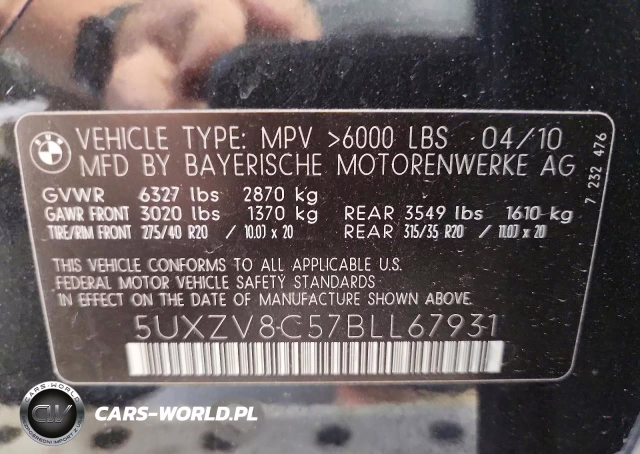 2011 BMW X5 xDrive50I VIN:5UXZV8C57BLL67931 - 13