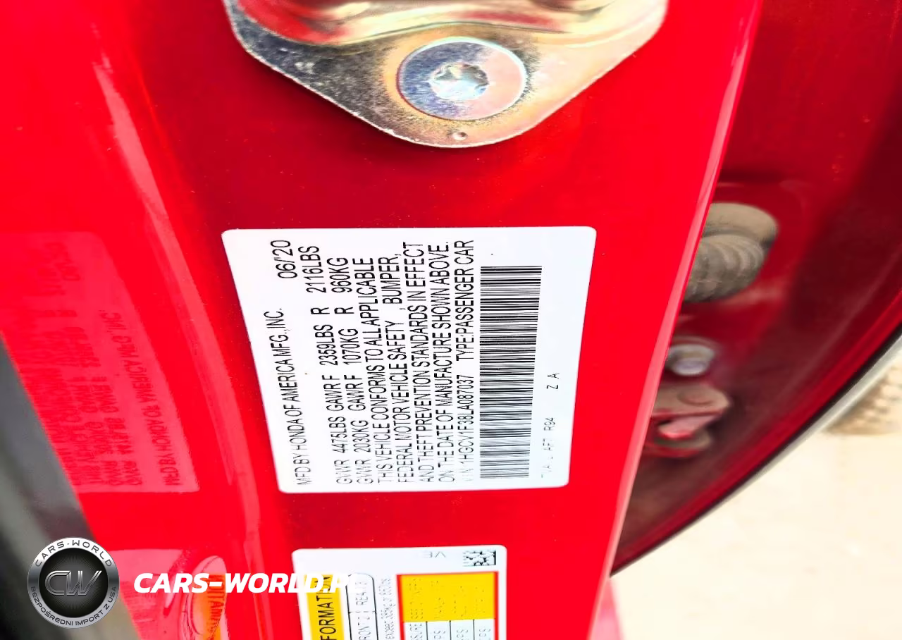 2020 Honda Accord Sport VIN:1HGCV1F38LA087037 - 12