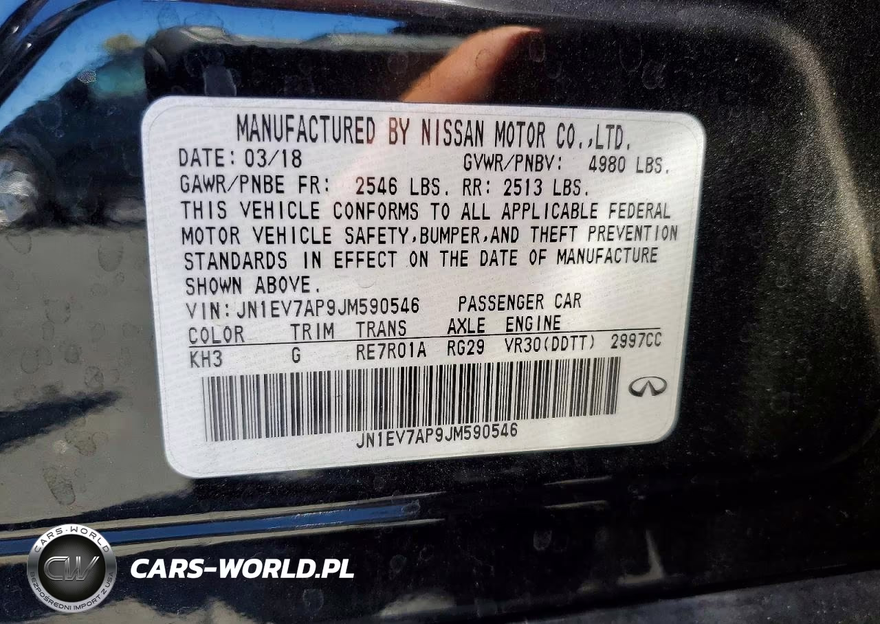 2018 Infiniti Q50 3.0T Luxe VIN:JN1EV7AP9JM590546 - 12