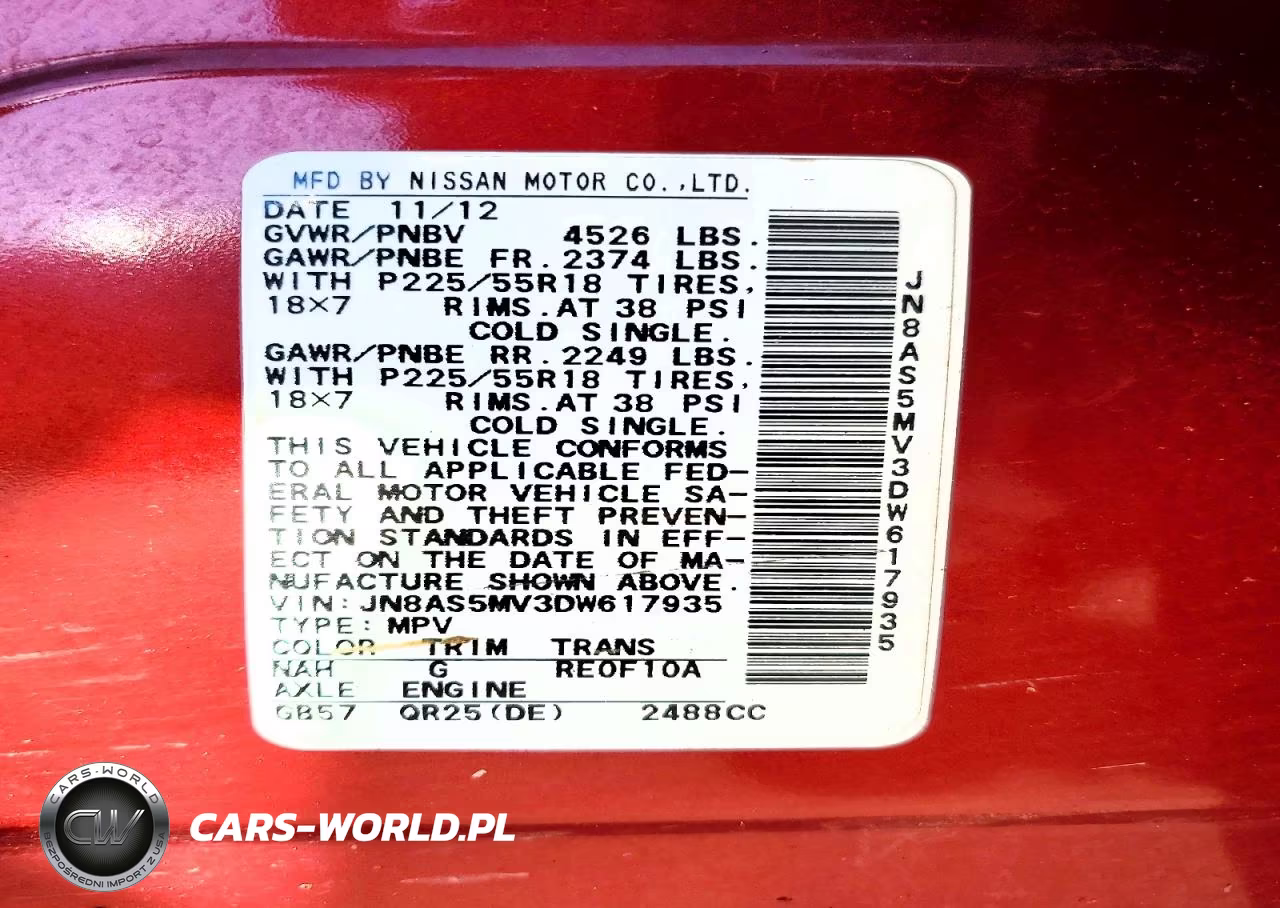 2013 Nissan Rogue S VIN:JN8AS5MV3DW617935 - 13