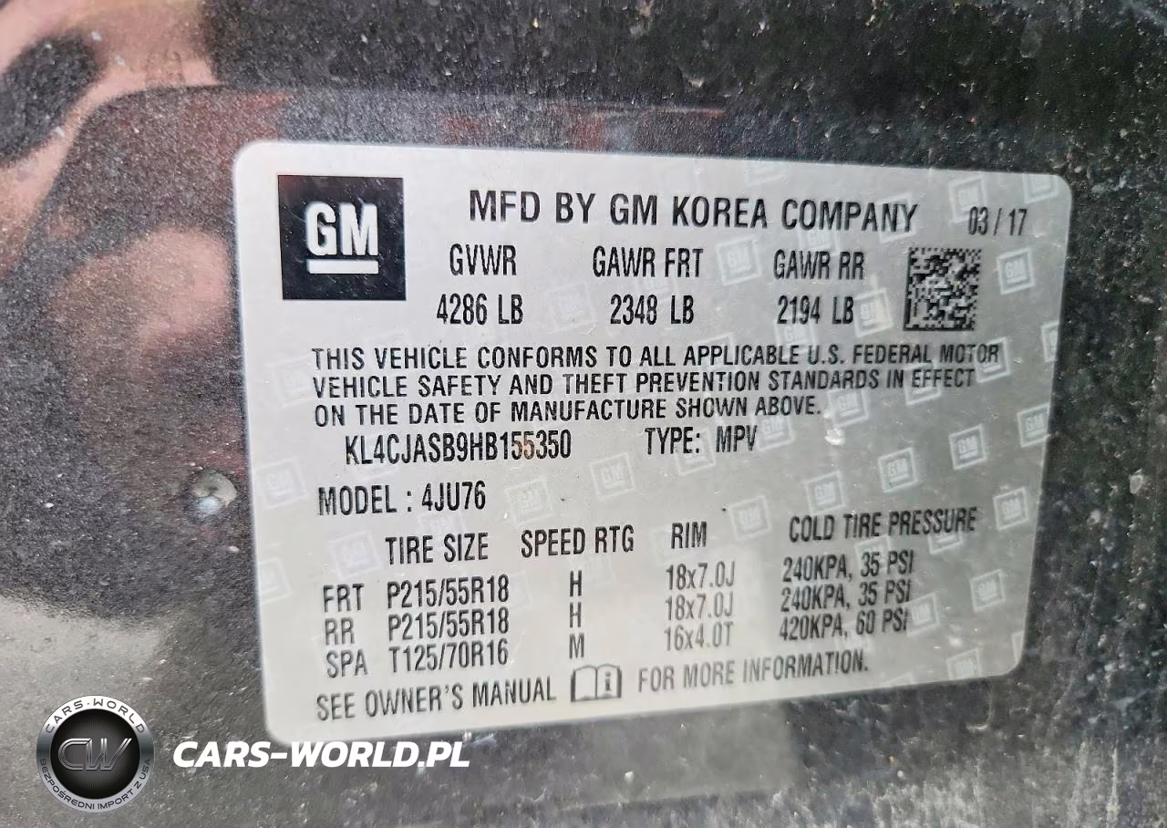 2017 Buick Encore Preferred VIN:KL4CJASB9HB155350 - 13