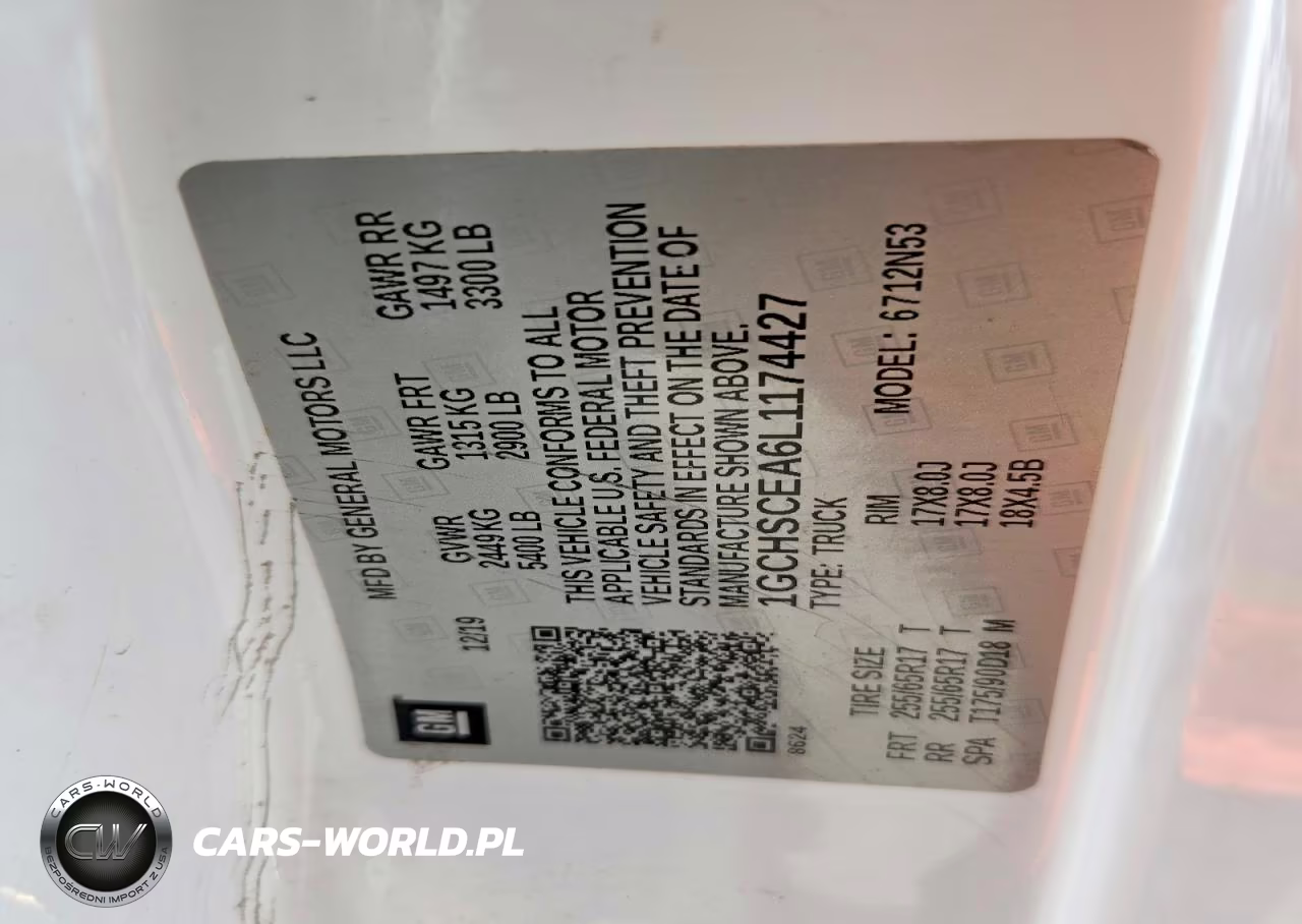 2020 Chevrolet Colorado Lt VIN:1GCHSCEA6L1174427 - 12