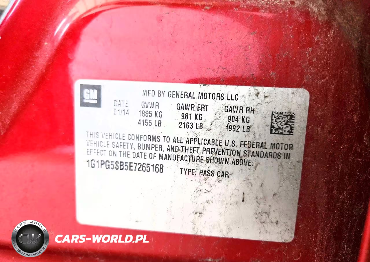 2014 Chevrolet Cruze Ltz VIN:1G1PG5SB5E7265168 - 12