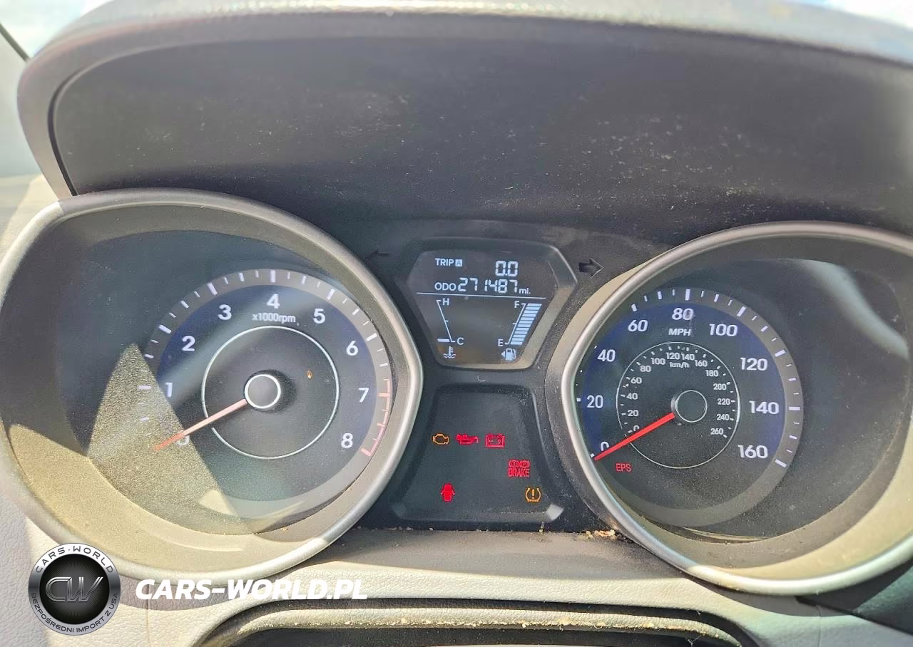 2013 Hyundai Elantra Gls VIN:5NPDH4AE7DH306665 - 9