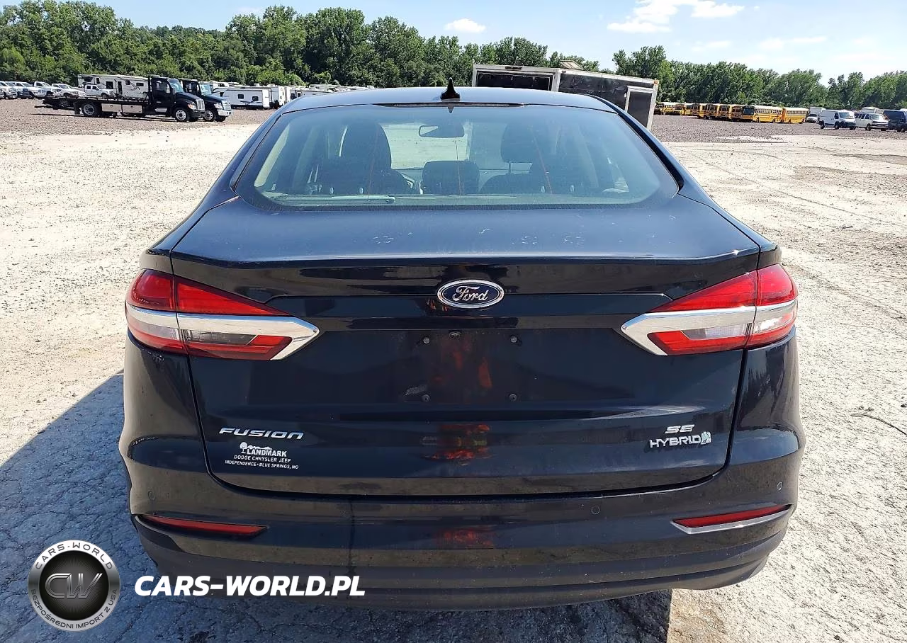 2019 Ford Fusion Se VIN:3FA6P0LU4KR109803 - 6