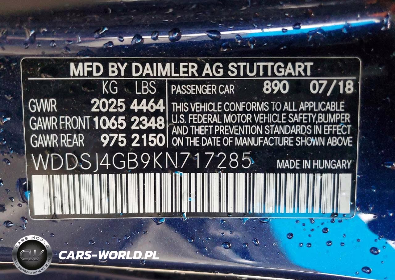2019 Mercedes-Benz Cla 250 4Matic VIN:WDDSJ4GB9KN717285 - 13