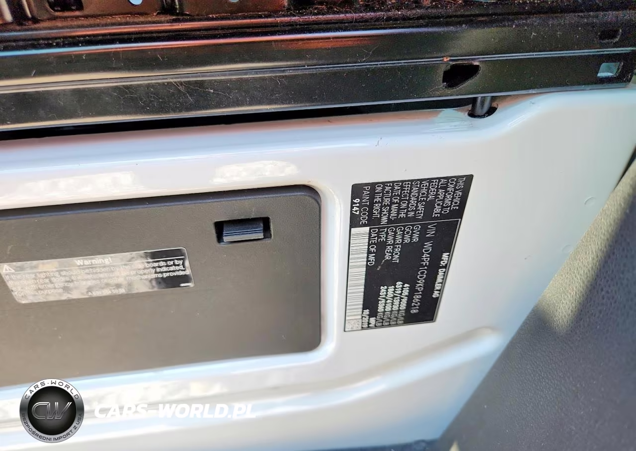 2019 Mercedes-Benz Sprinter 2500-3500 VIN:WD4PF1CD9KP186218 - 12
