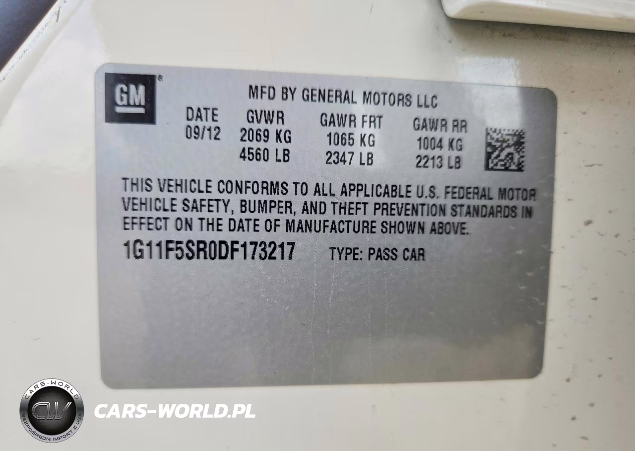 2013 Chevrolet Malibu 2Lt VIN:1G11F5SR0DF173217 - 12