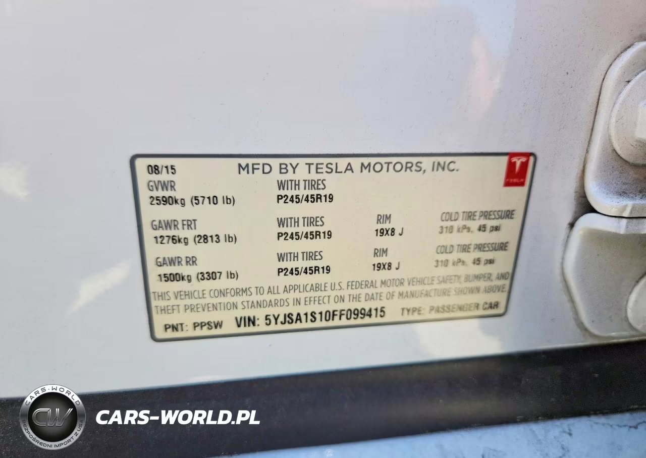 2015 Tesla Model S 60 VIN:5YJSA1S10FF099415 - 12