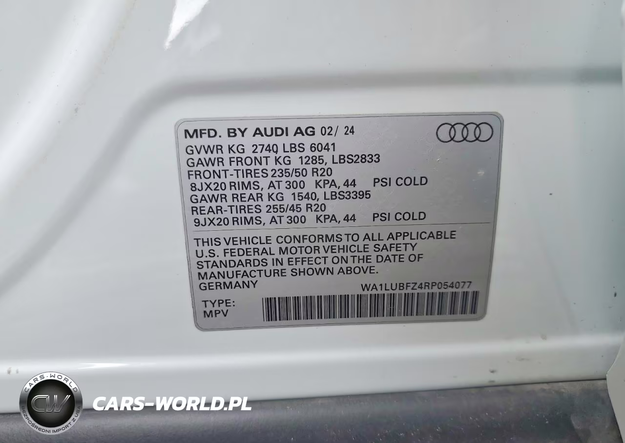 2024 Audi Q4 E-Tron Premium Plus VIN:WA1LUBFZ4RP054077 - 13