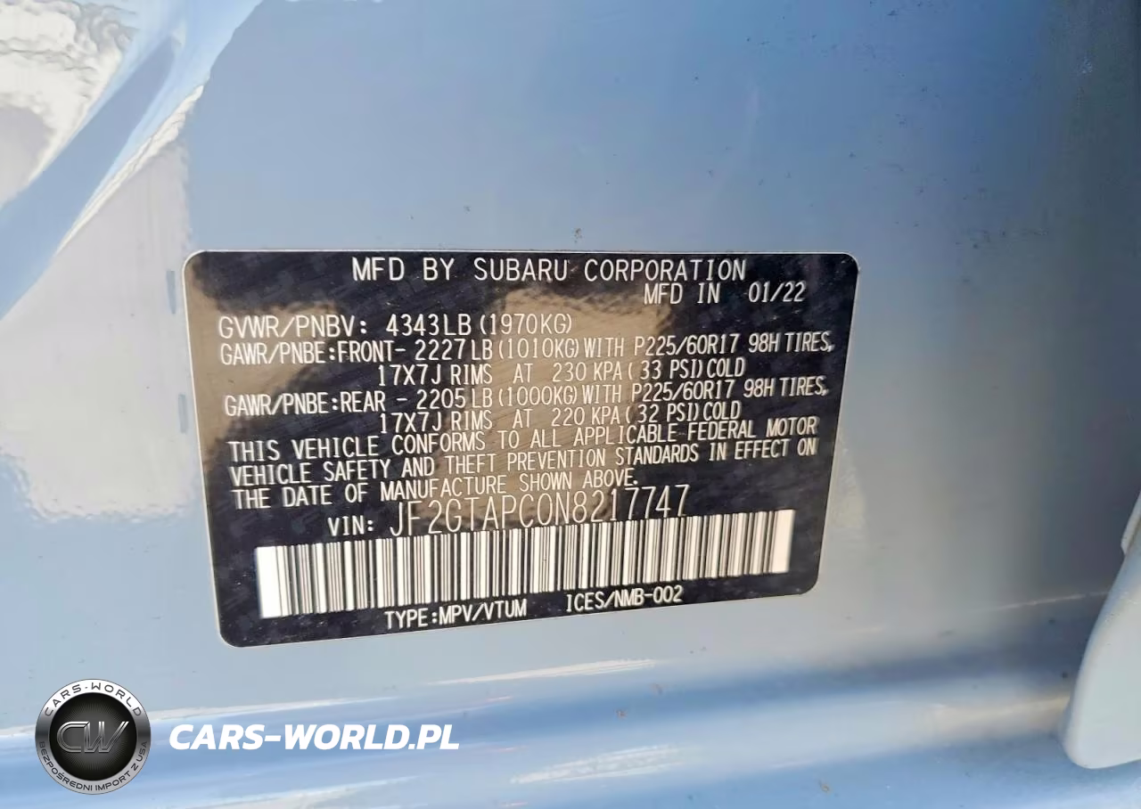 2022 Subaru Crosstrek Premium VIN:JF2GTAPC0N8217747 - 12
