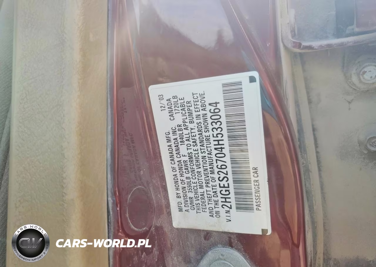 2004 Honda Civic Ex VIN:2HGES26704H533064 - 12