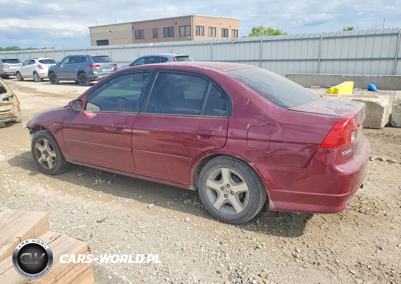 2004 Honda Civic Ex VIN:2HGES26704H533064 - 2