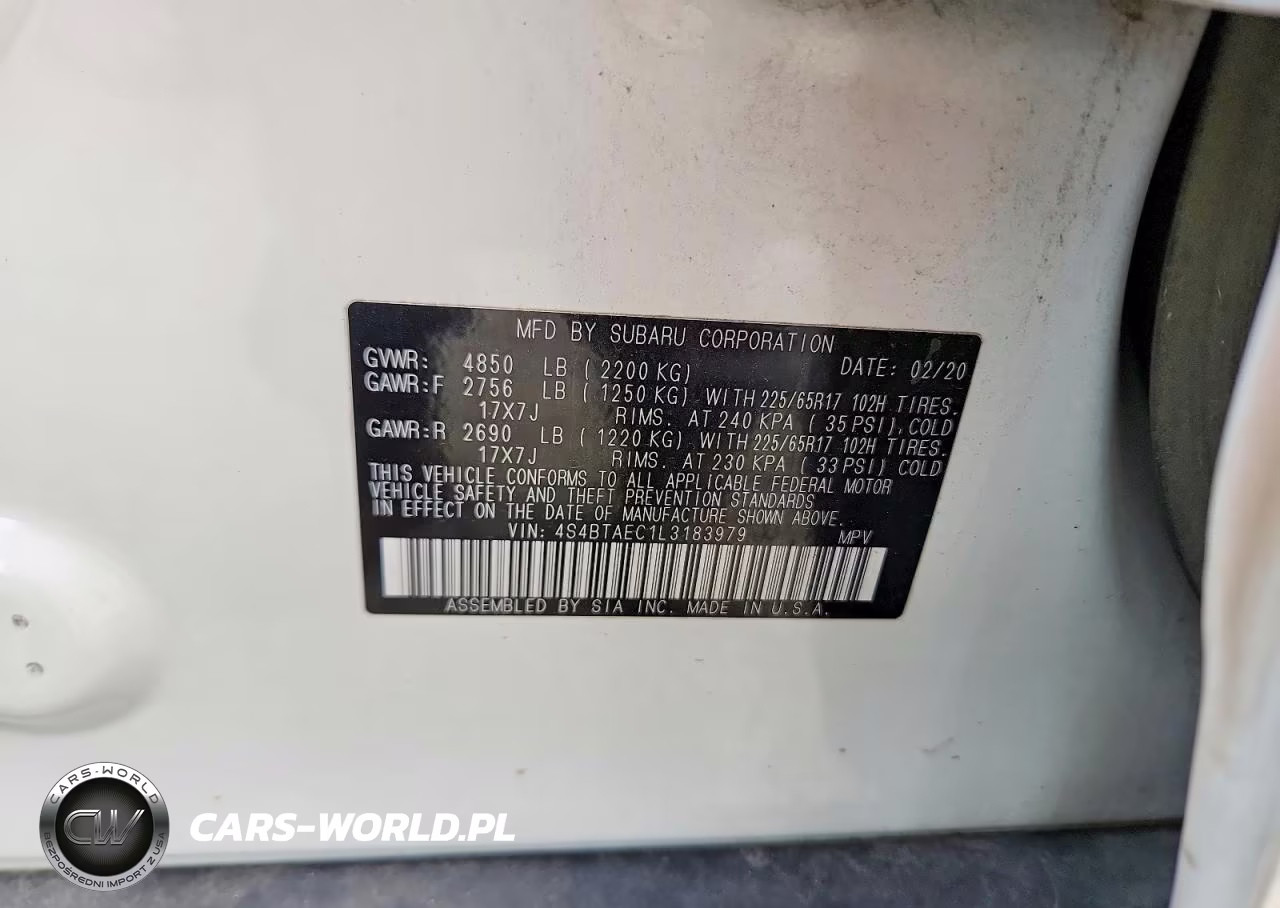 2020 Subaru Outback Premium VIN:4S4BTAEC1L3183979 - 13
