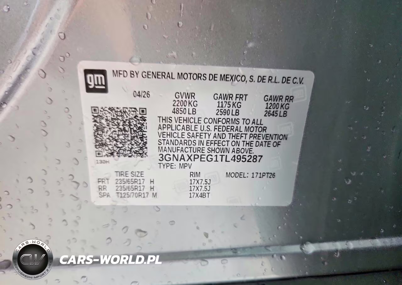 2026 Chevrolet Equinox Lt VIN:3GNAXPEG1TL495287 - 13