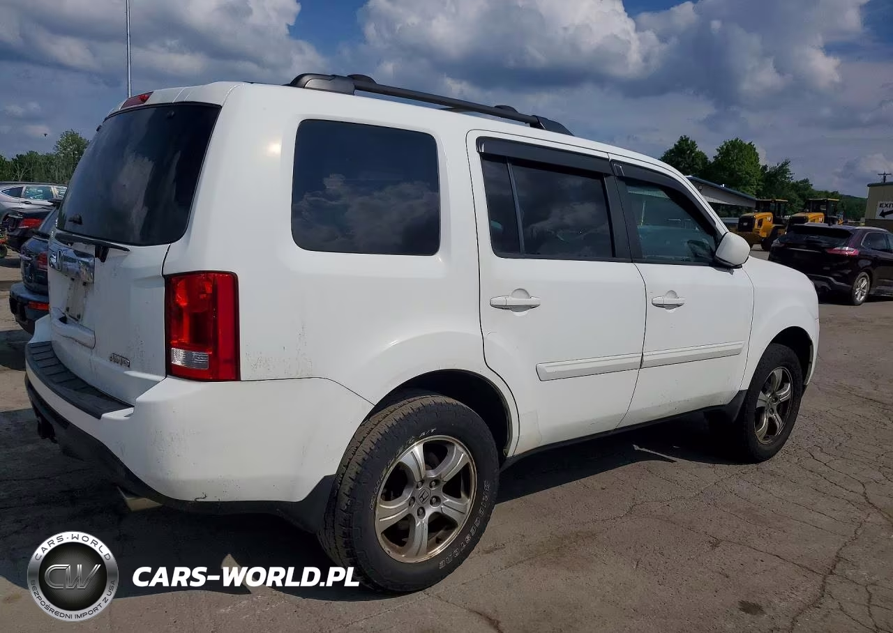 2012 Honda Pilot Exln VIN:5FNYF4H79CB029304 - 3