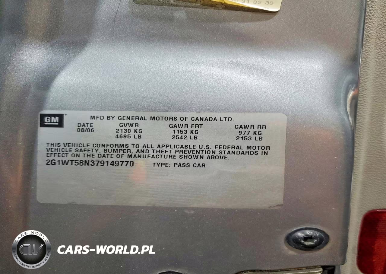 2007 Chevrolet Impala Lt VIN:2G1WT58N379149770 - 13