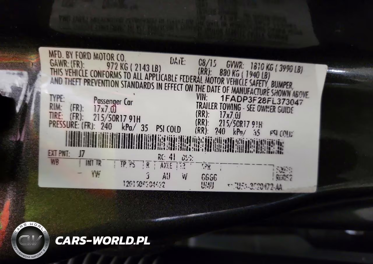 2015 Ford Focus Se VIN:1FADP3F28FL373047 - 12
