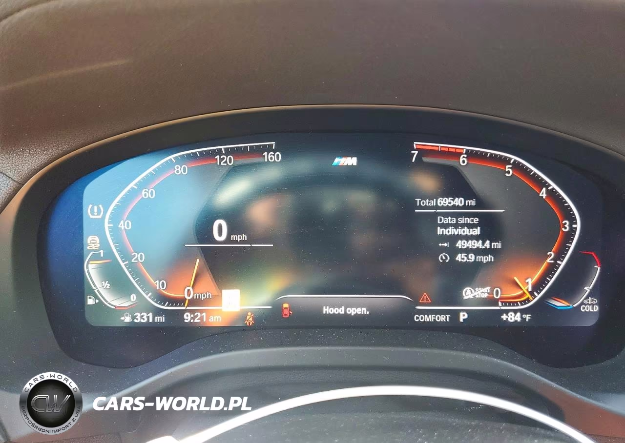 2021 BMW X4 xDrive30I VIN:5UX2V1C08M9H97399 - 9