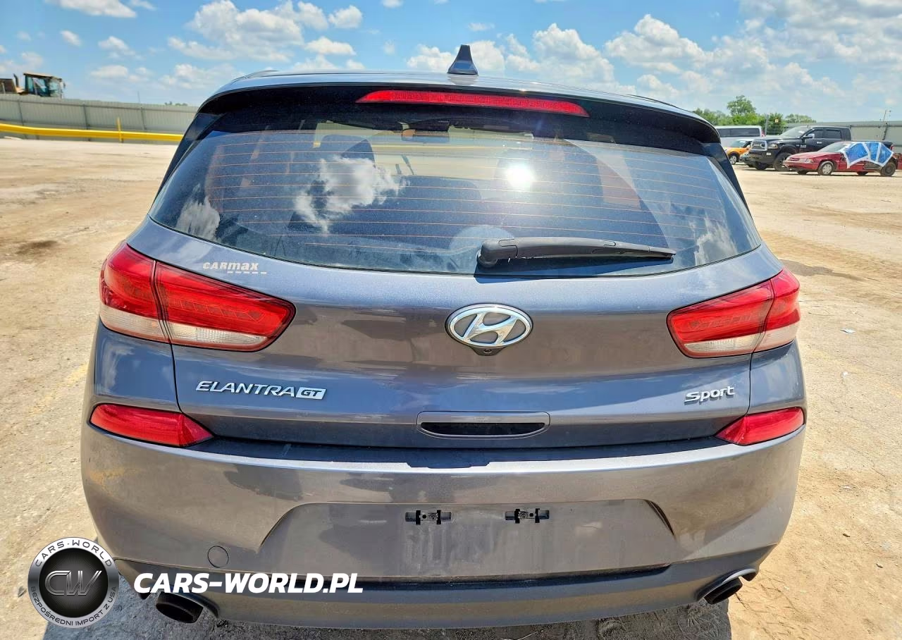 2018 Hyundai Elantra Gt Sport VIN:KMHH55LC6JU039429 - 6