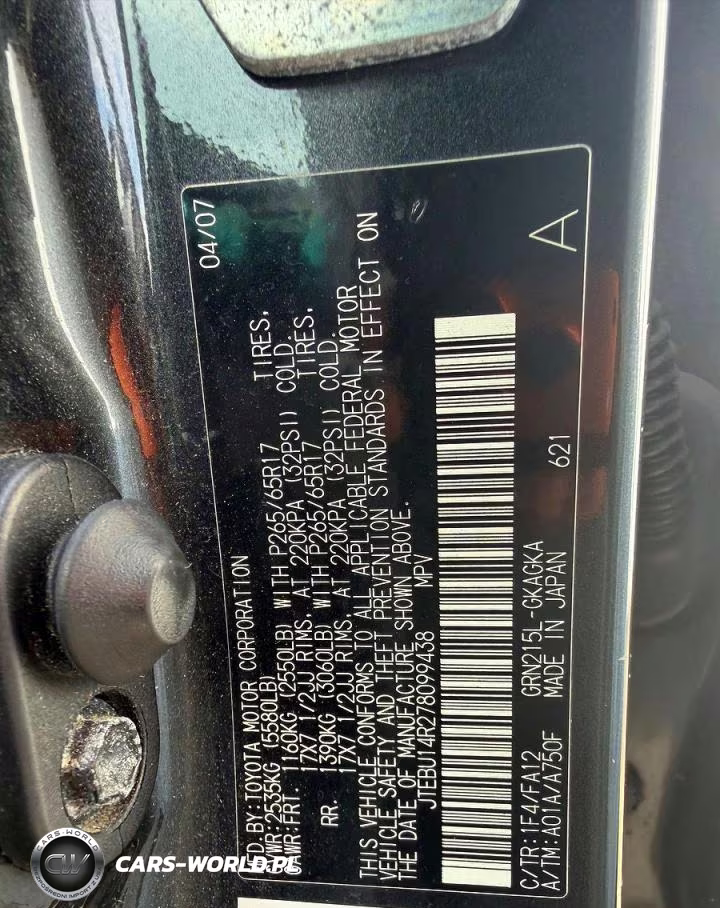 2007 Toyota 4Runner Sr5 VIN:JTEBU14R278099438 - 10