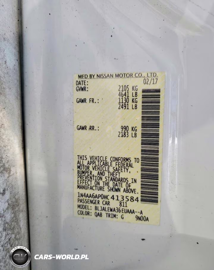 2017 Nissan Maxima 3.5 Sl VIN:1N4AA6AP0HC413584 - 12