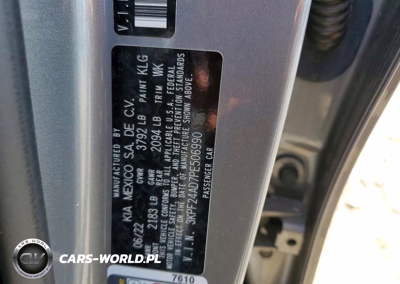 2023 Kia Forte Lxs VIN:3KPF24AD7PE506990 - 12