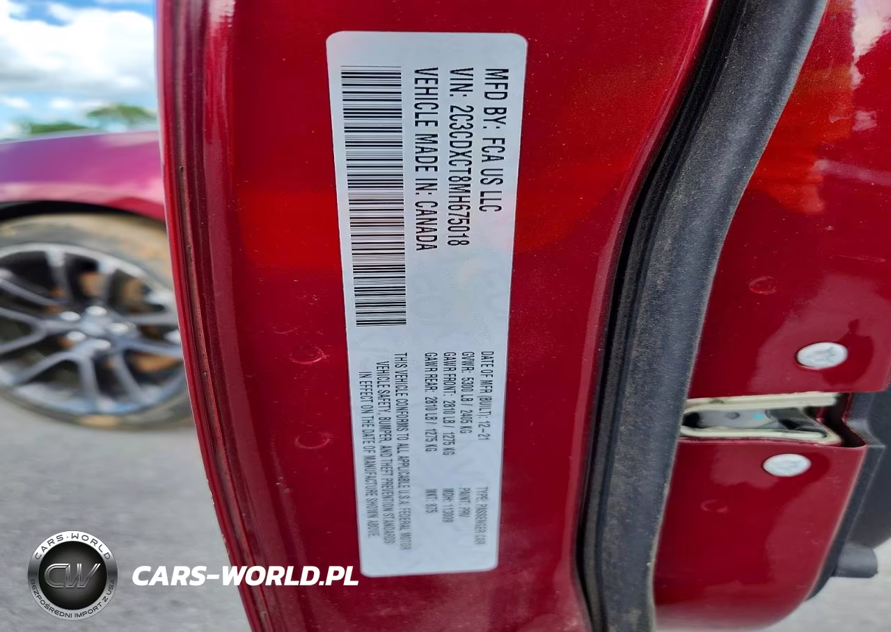 2021 Dodge Charger R-T VIN:2C3CDXCT8MH675018 - 12