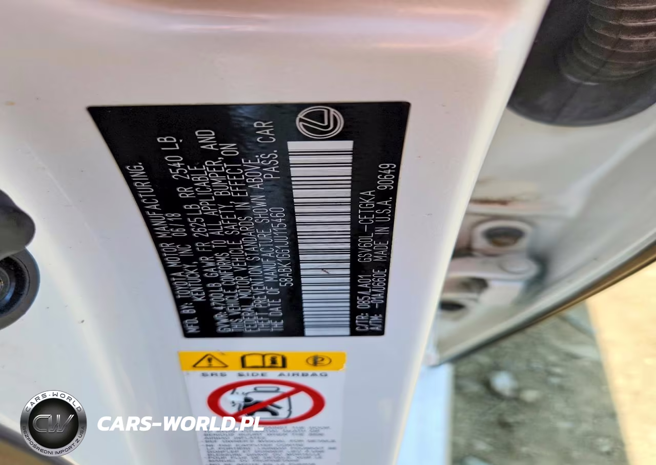 2018 Lexus Es 350 VIN:58ABK1GG1JU115460 - 12