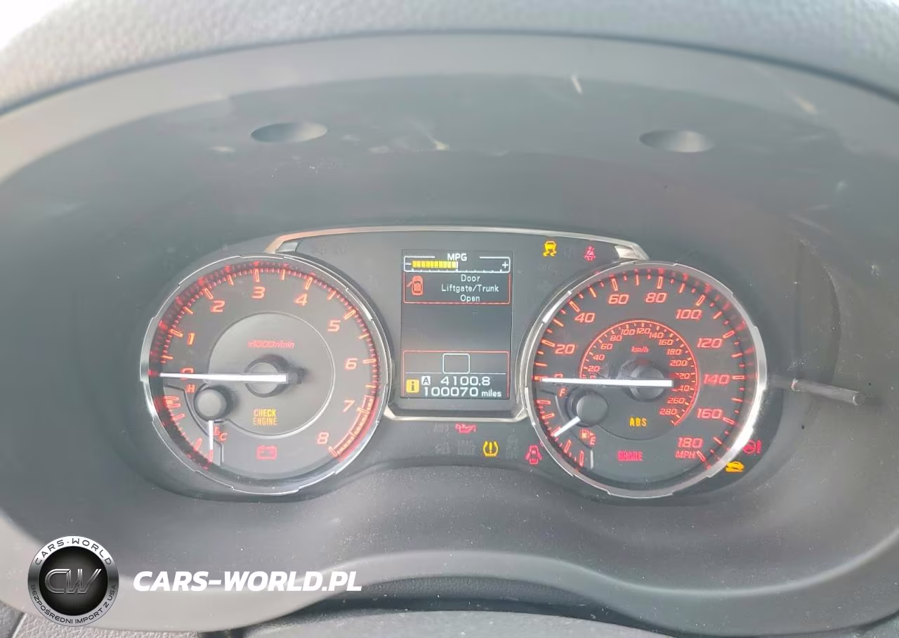 2015 Subaru Wrx Limited VIN:JF1VA1J69F9812919 - 9