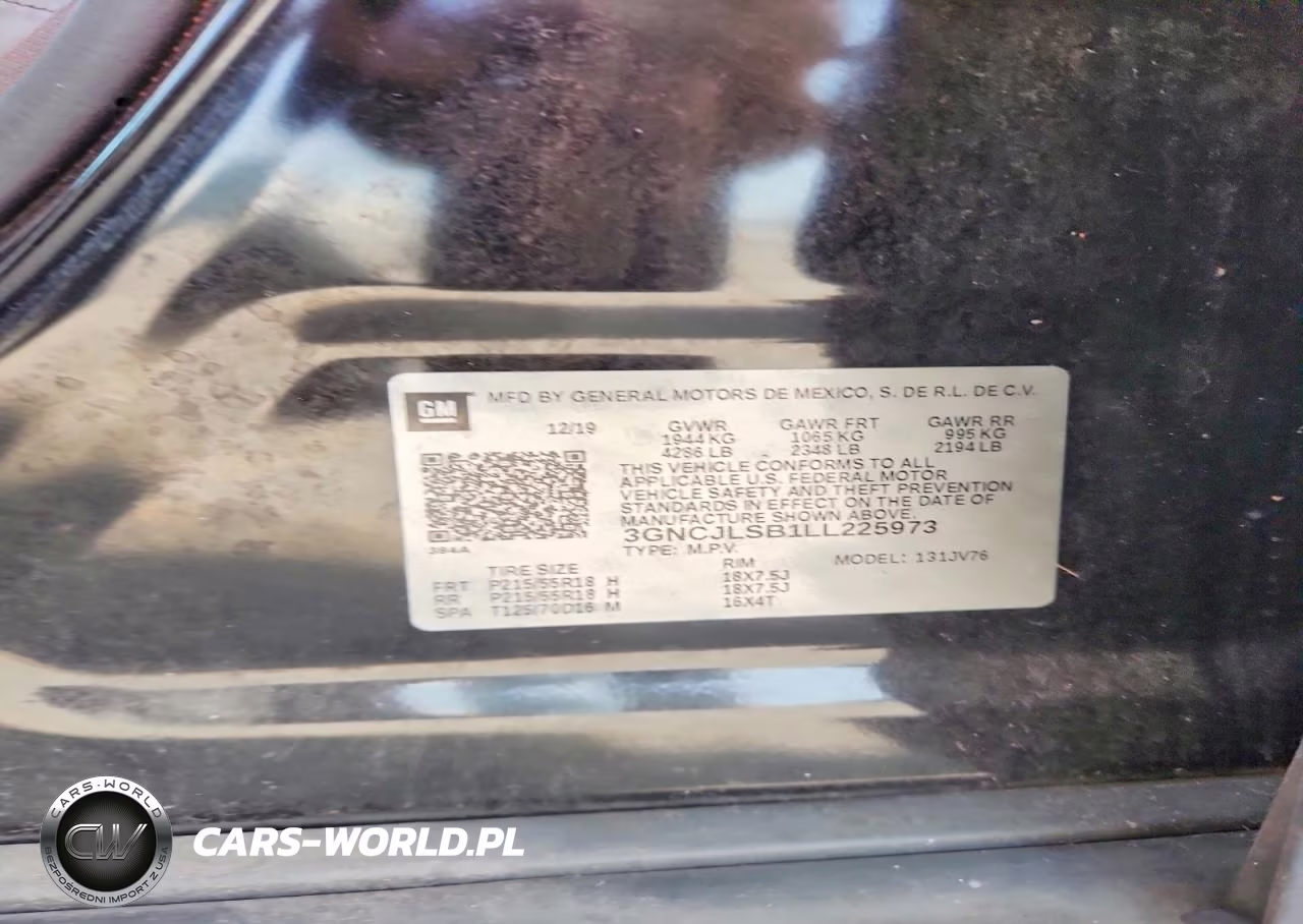 2020 Chevrolet Trax 1Lt VIN:3GNCJLSB1LL225973 - 13