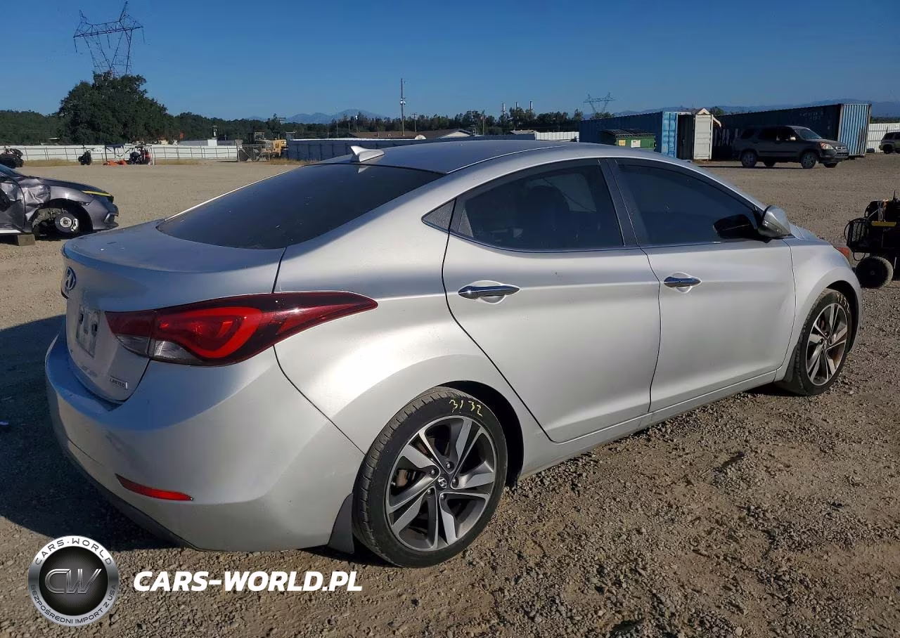 2014 Hyundai Elantra Limited VIN:KMHDH4AE2EU107512 - 3