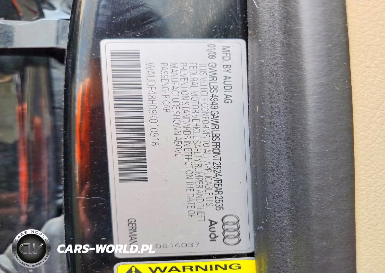 2009 Audi A4 2.0T Cabriolet Quattro VIN:WAUDF48H09K010916 - 12