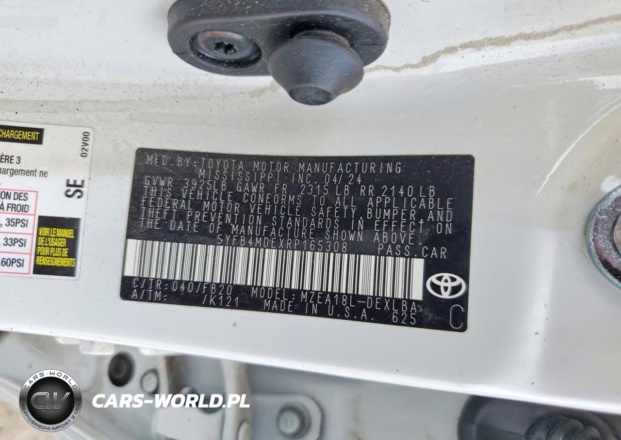 2024 Toyota Corolla Le VIN:5YFB4MDEXRP165308 - 12