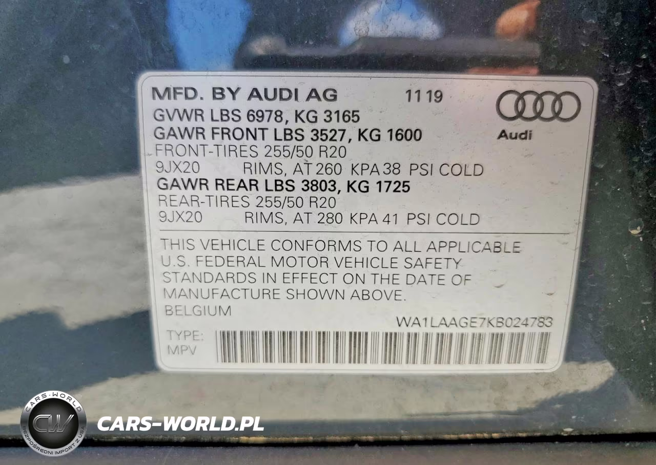2019 Audi E-Tron Premium Plus VIN:WA1LAAGE7KB024783 - 12