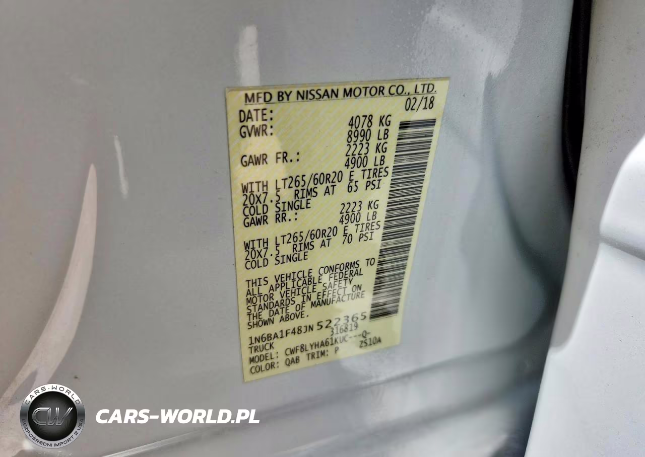 2018 Nissan Titan Xd Platinum Reserve VIN:1N6BA1F48JN522365 - 13