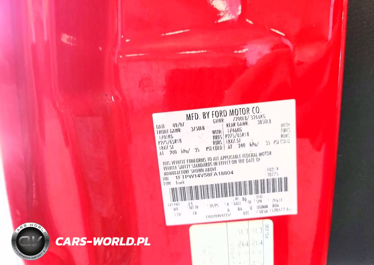 2008 Ford F150 Supercrew VIN:1FTPW14V58FA18804 - 12