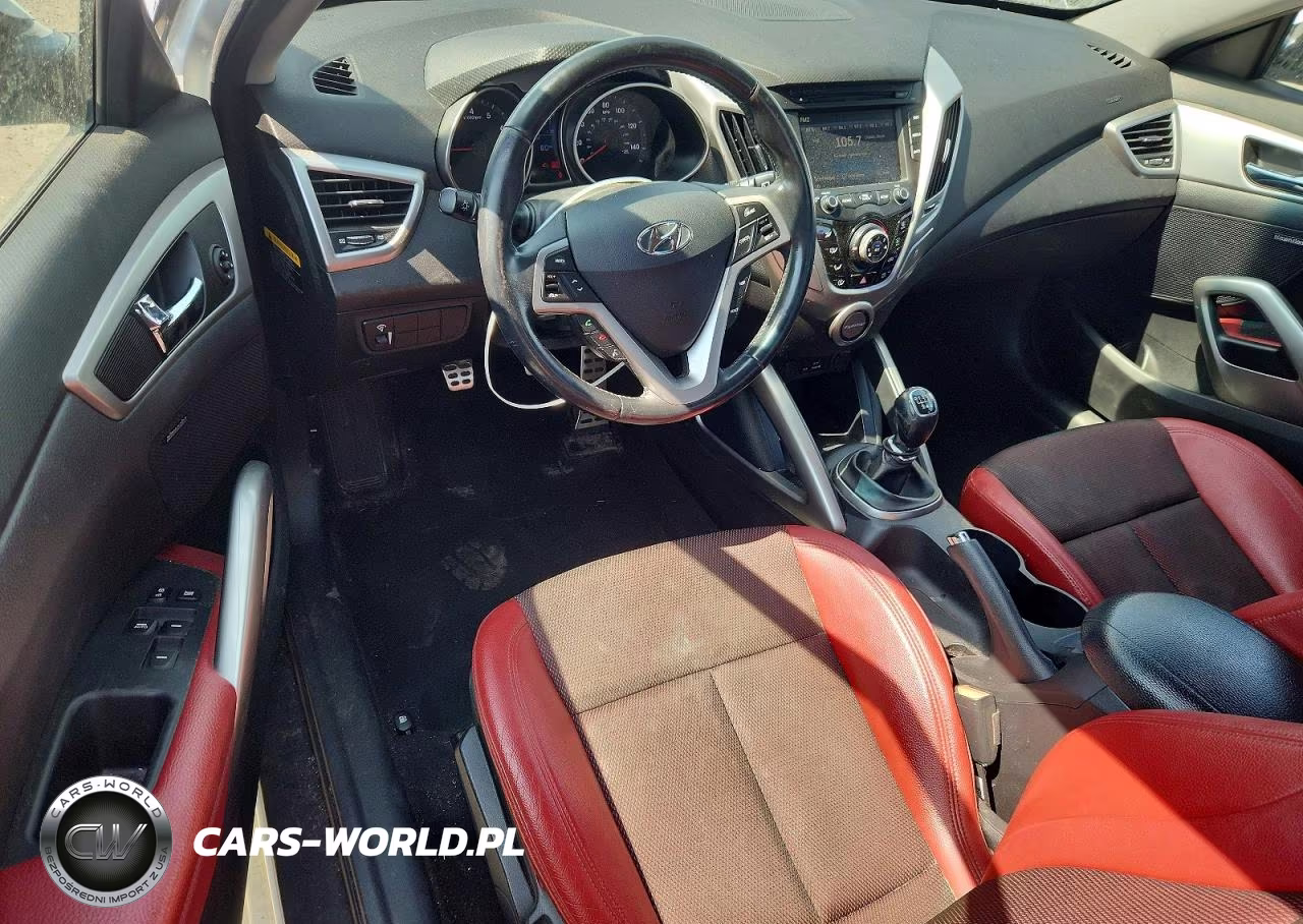 2013 Hyundai Veloster Base VIN:KMHTC6AD0DU173519 - 8