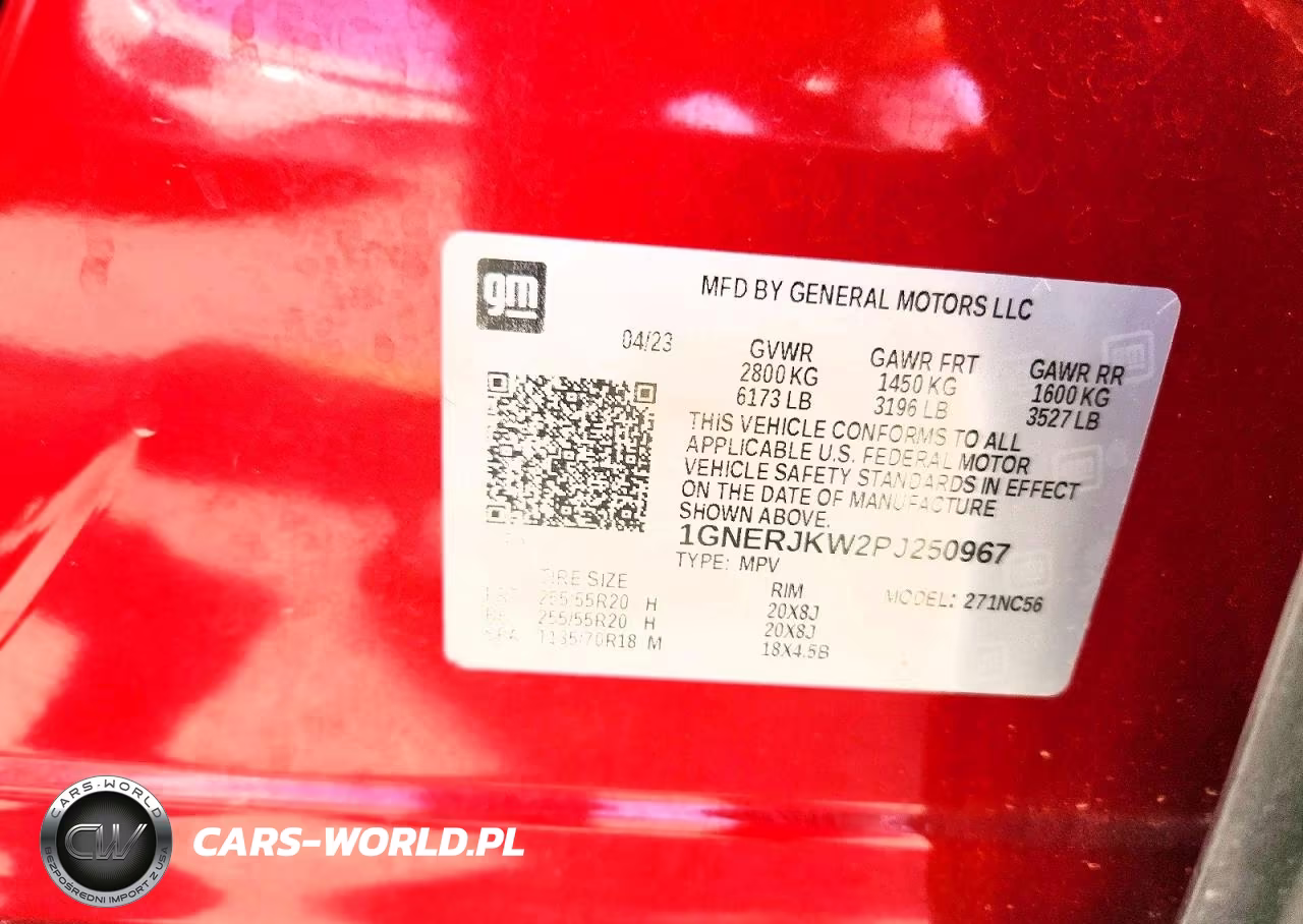 2023 Chevrolet Traverse Rs VIN:1GNERJKW2PJ250967 - 13