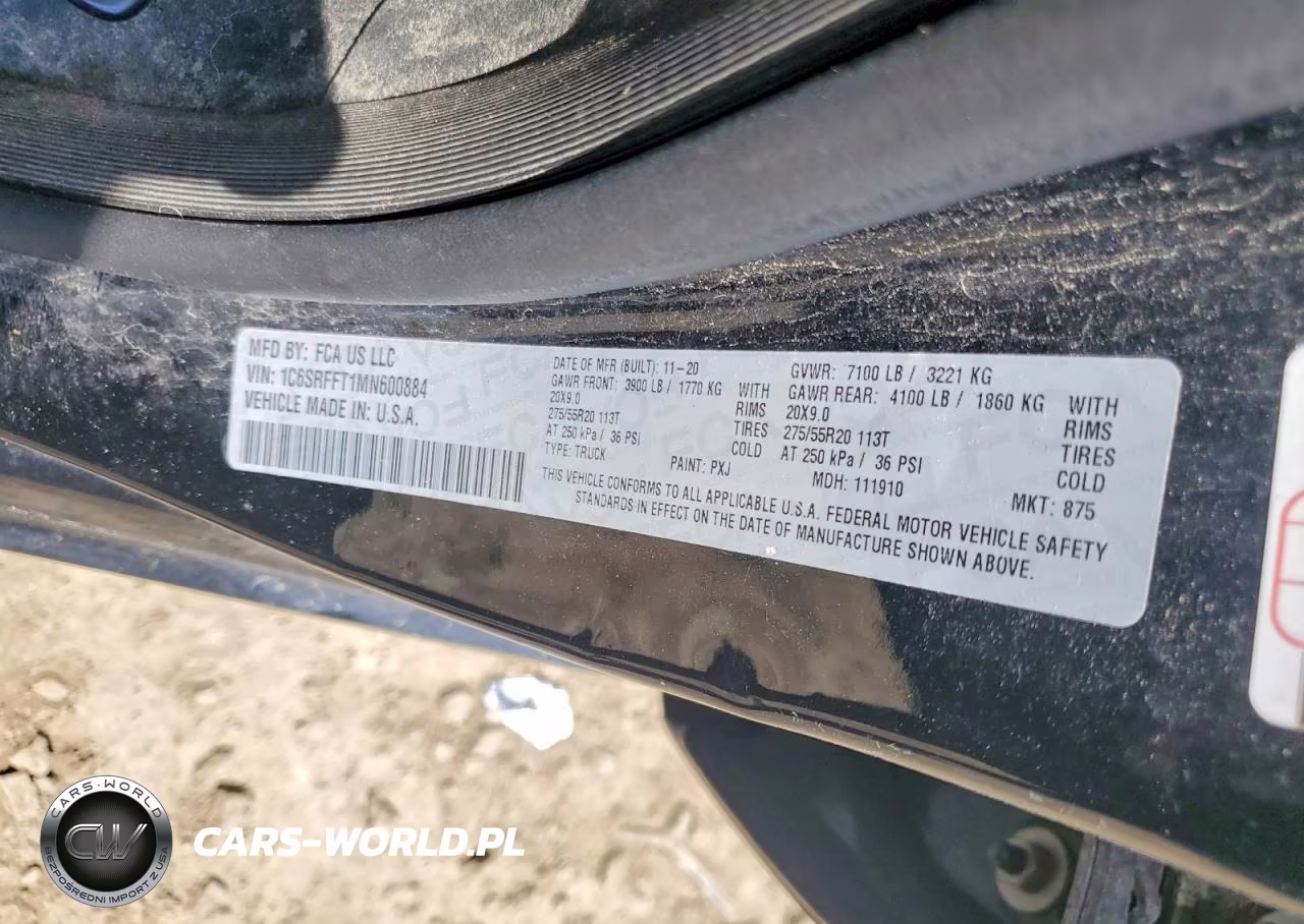 2021 Ram 1500 Big Horn-Lone Star VIN:1C6SRFFT1MN600884 - 12